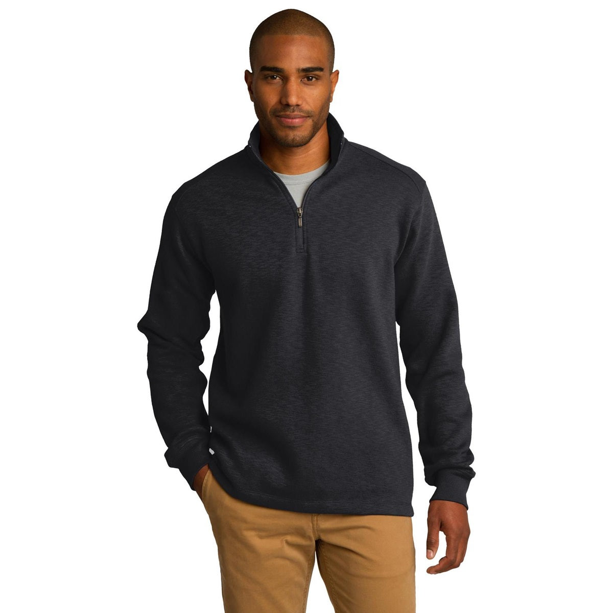 Black Sweatshirts - Sleek Pullover - Port Authority - Cozy Fit
