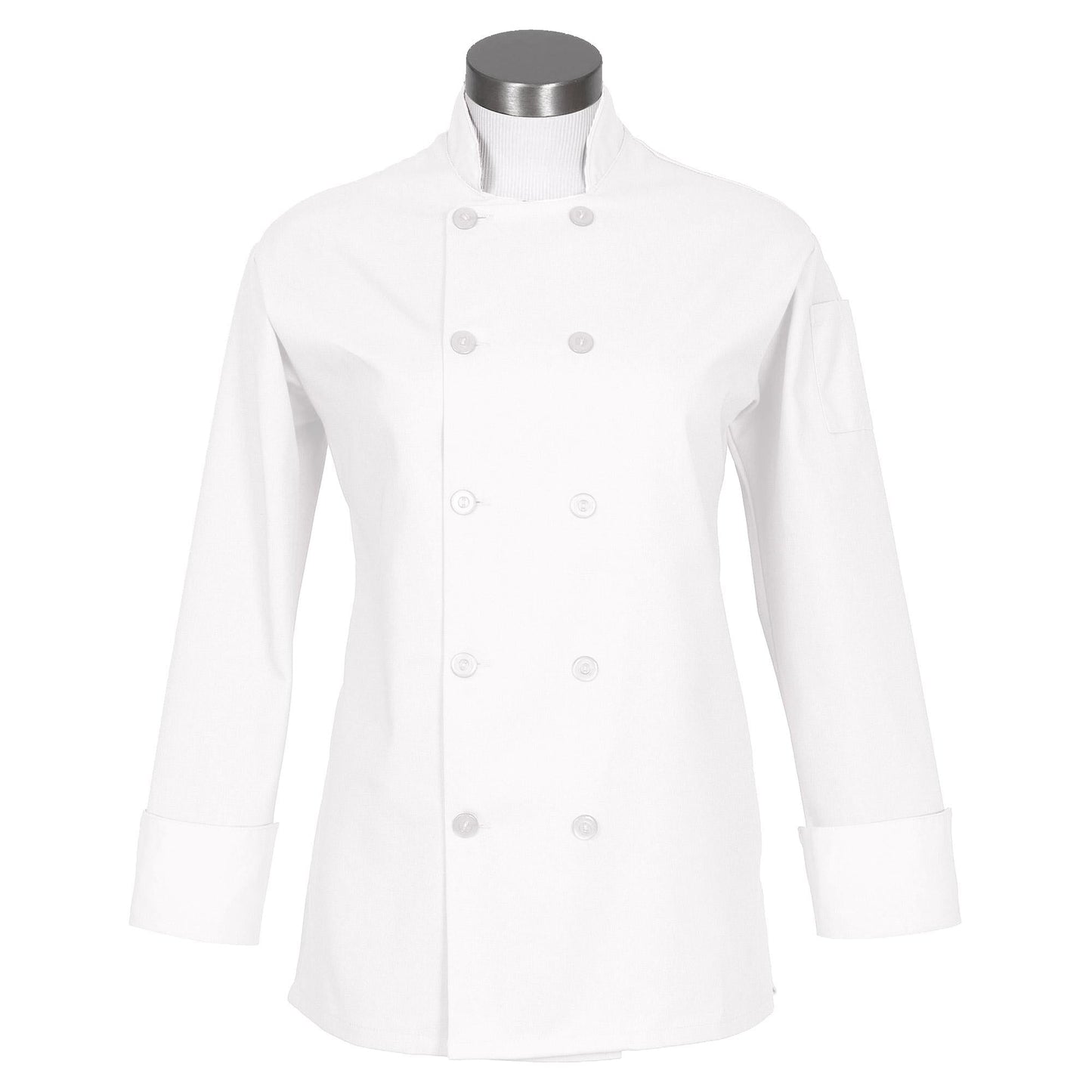 Black Chef Coats - Fame Fabrics - Stylish Twill
