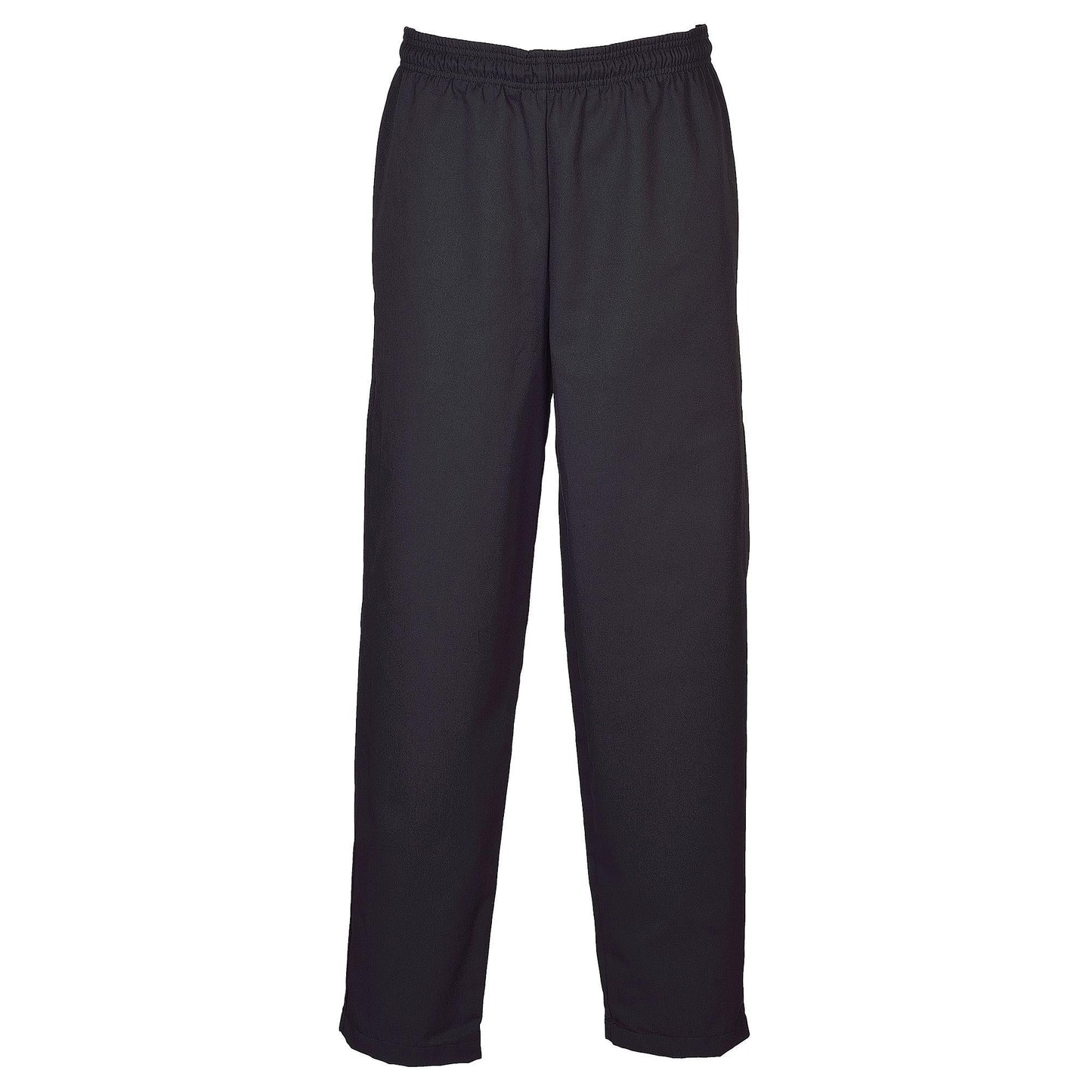 Black Chef Pants - Fame Fabrics - Relaxed Fit