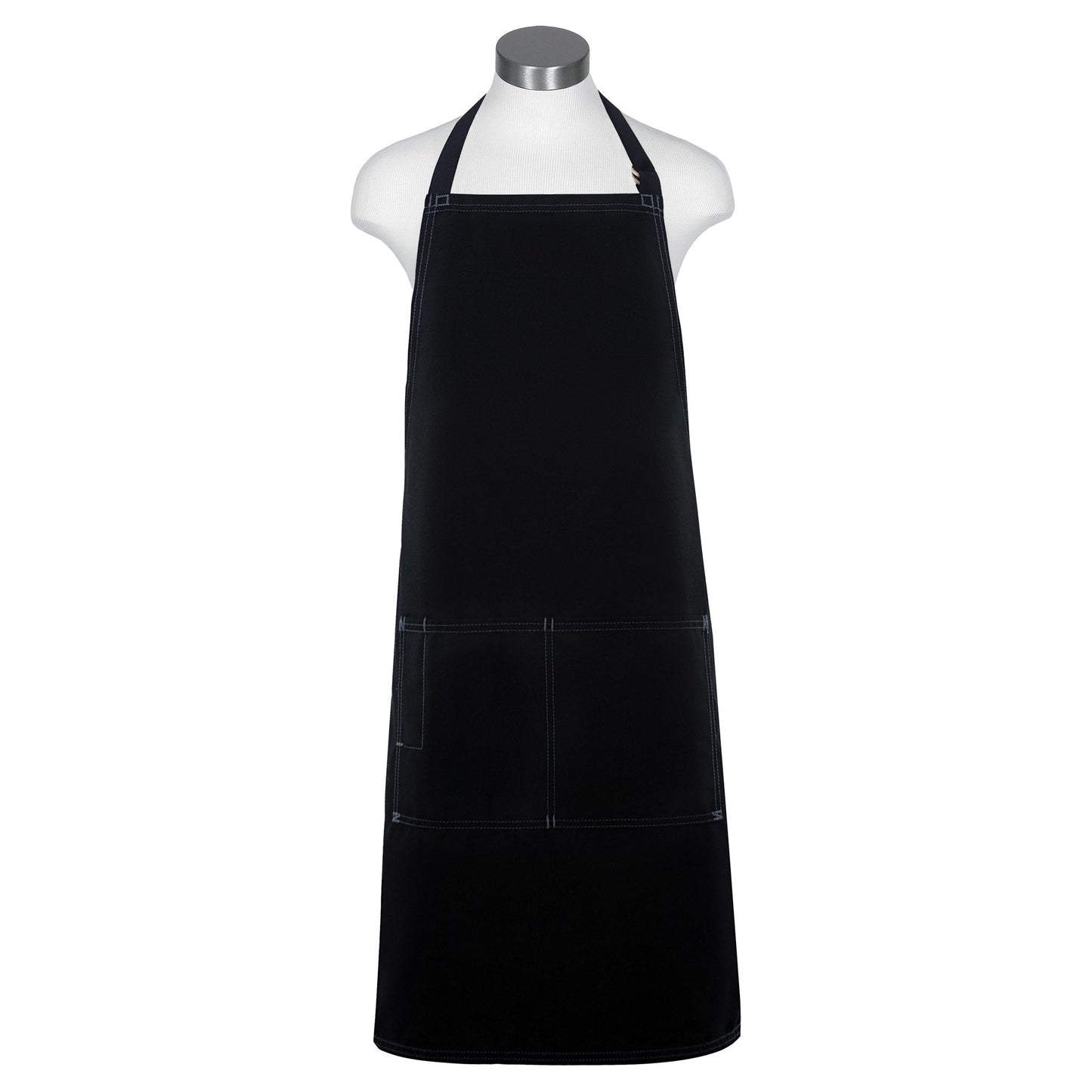 Black Aprons - Fame Fabrics - Durable Bib Design