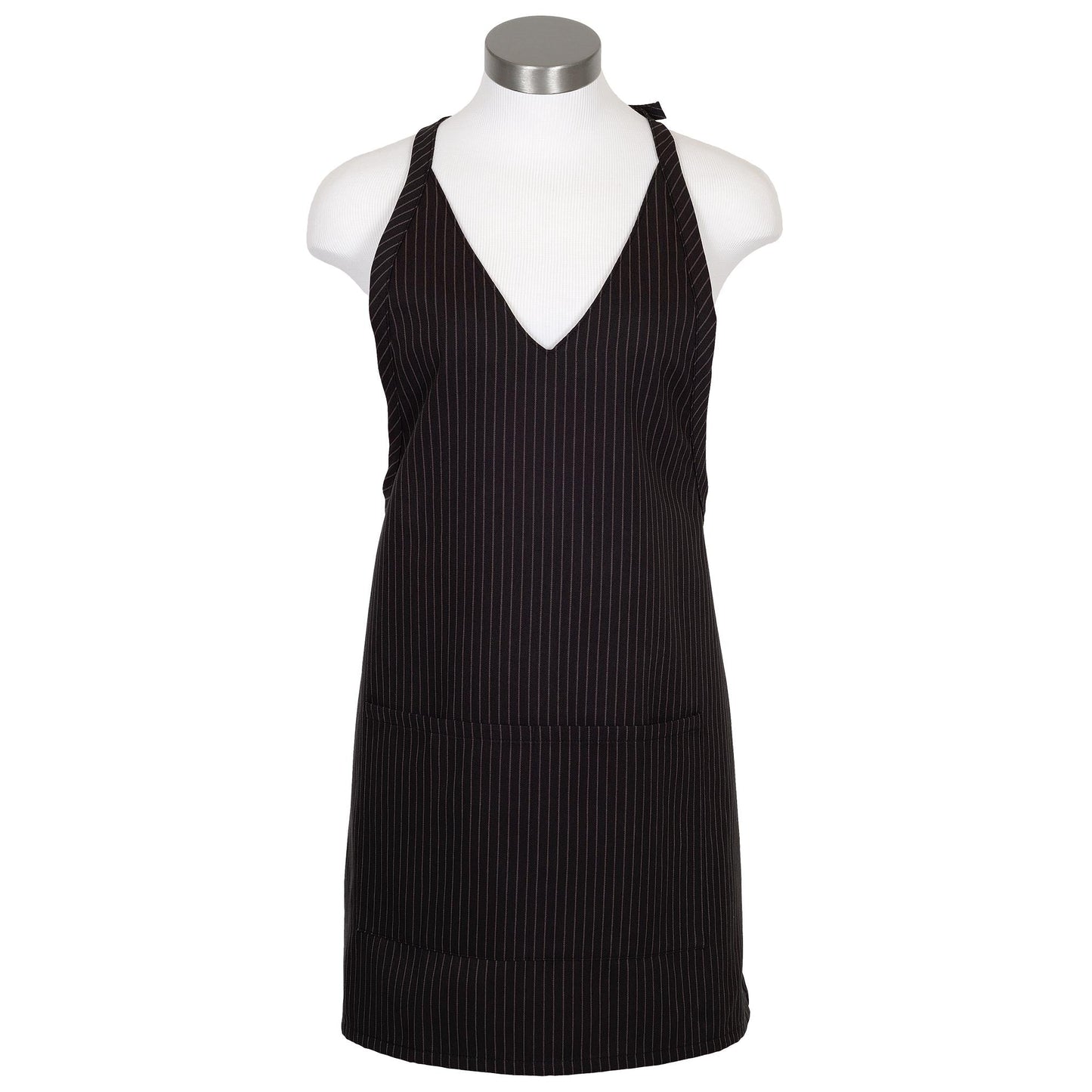 Black Apron - Fame Fabrics - V-Neck Style