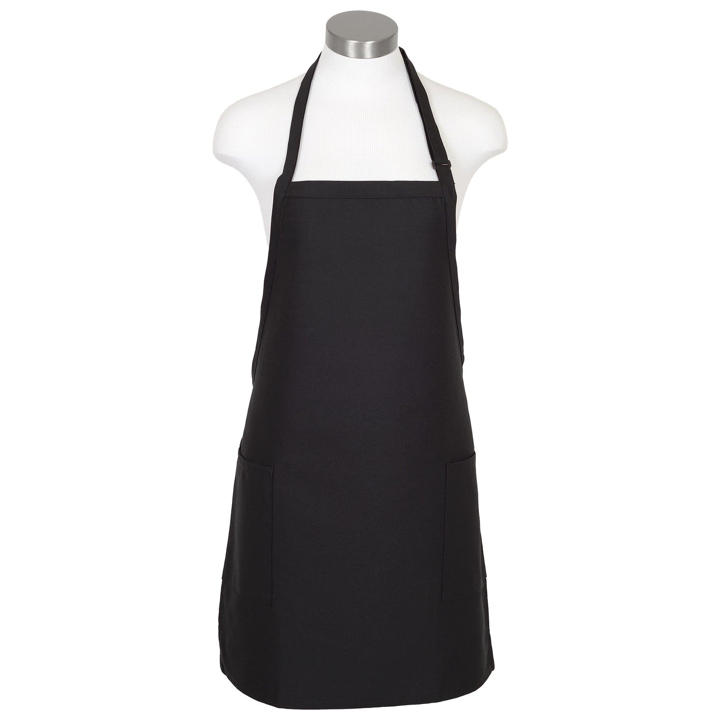 Black Aprons - Fame Fabrics - Durable Two Pocket Design