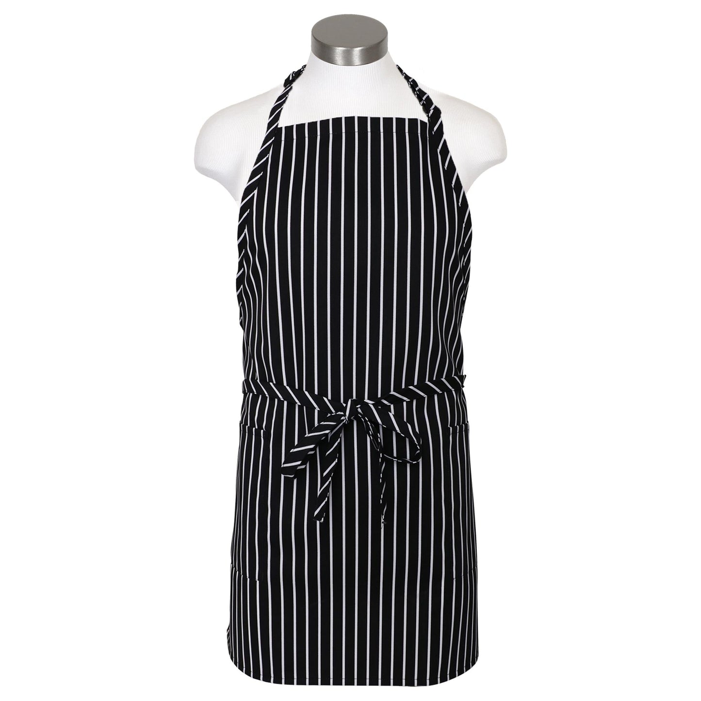 Black Aprons - Fame Fabrics - Durable Two Pocket Design