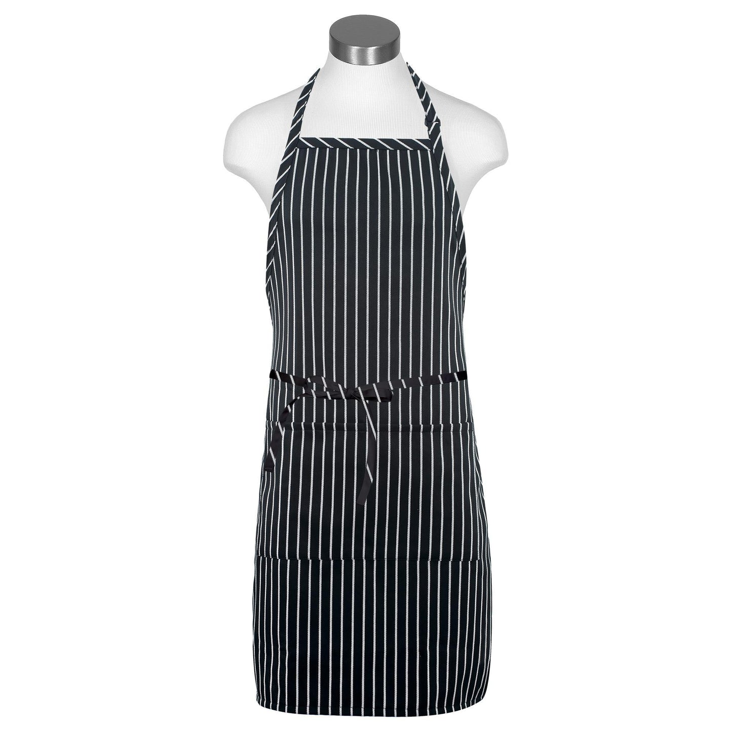 Black Aprons - Fame Fabrics - Durable Two Pocket Design