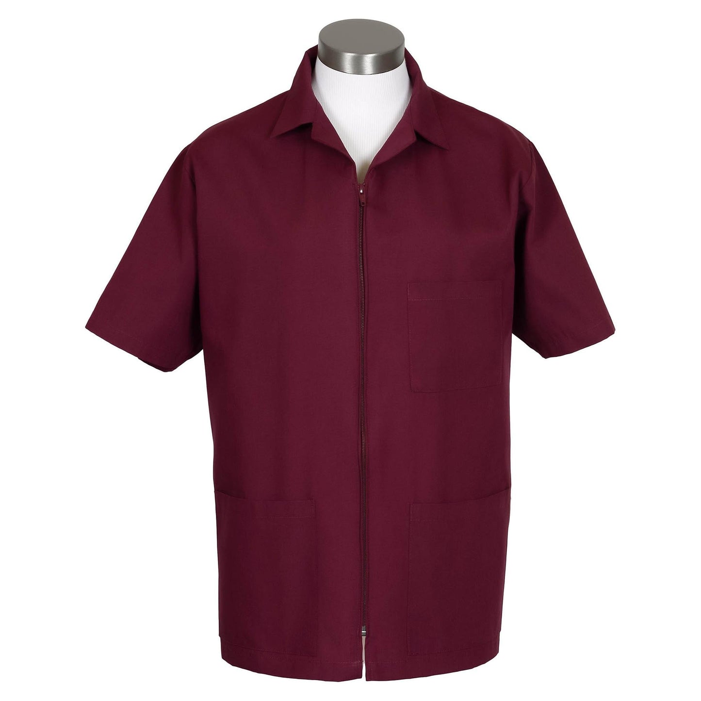 Black Smocks - Fame Fabrics - Durable Unisex Zipper