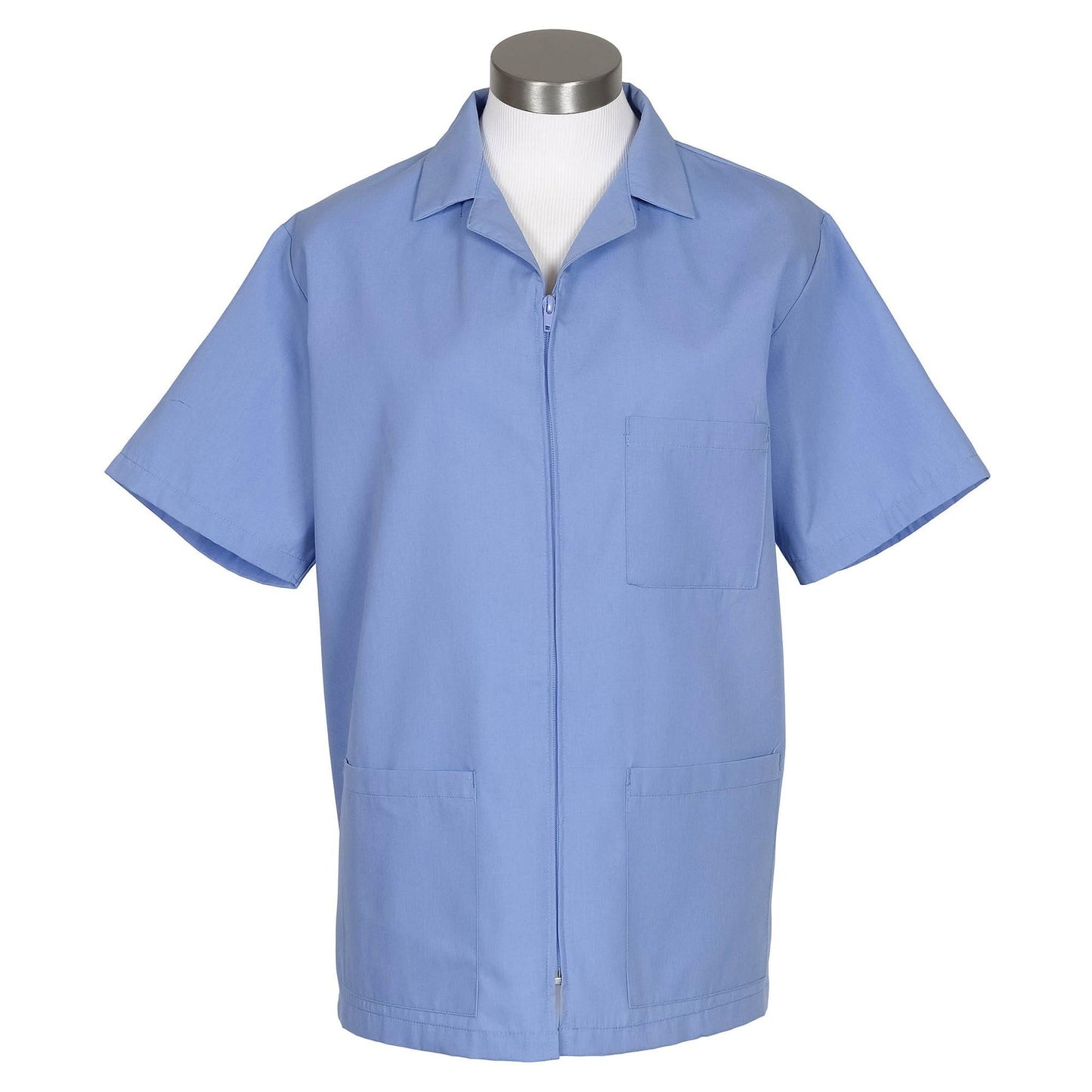 Black Smocks - Fame Fabrics - Durable Unisex Zipper