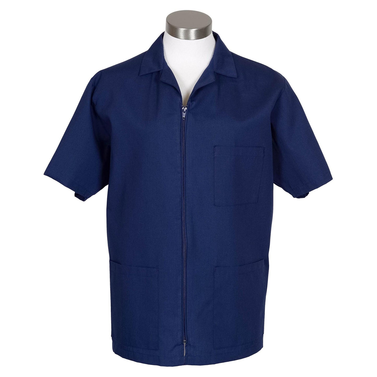 Black Smocks - Fame Fabrics - Durable Unisex Zipper
