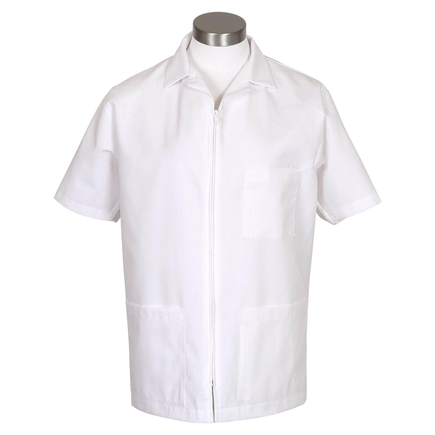 Black Smocks - Fame Fabrics - Durable Unisex Zipper