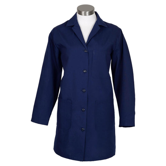 Navy Lab Coat - Fame Fabrics - Durable Design