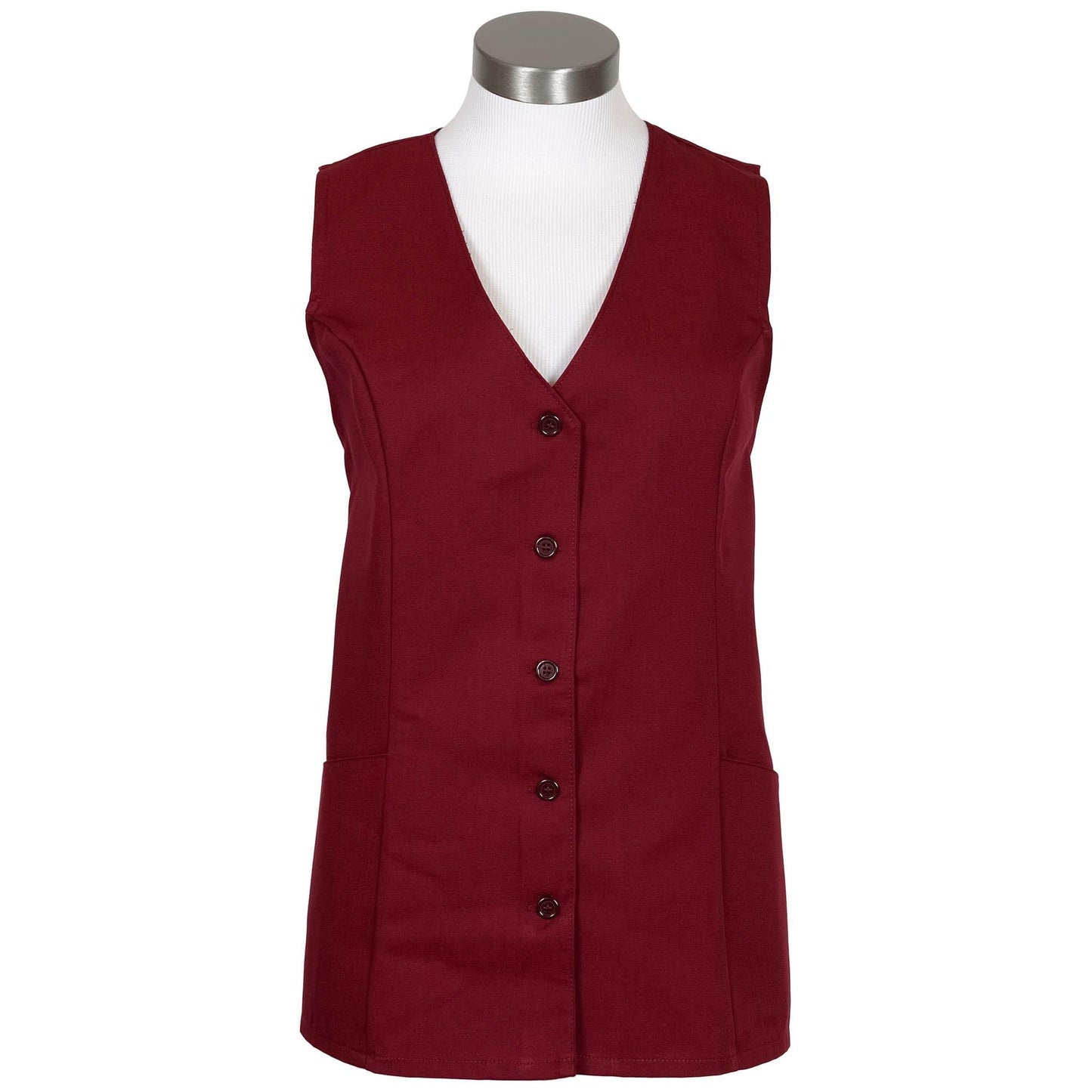 Black Vests - Fame Fabrics - Two Pocket Tunic