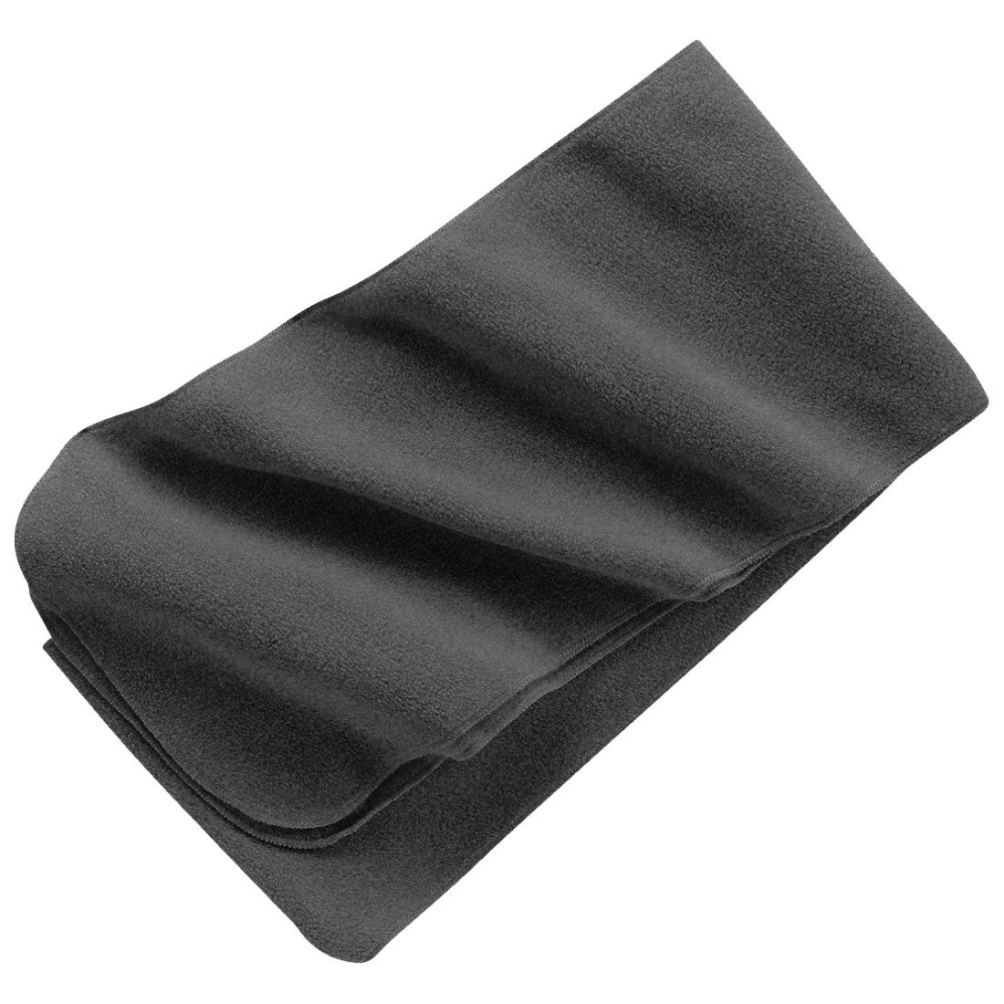 Black Scarves - Plush Scarf - Port Authority - Warm Fleece