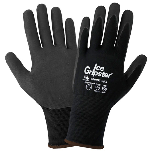Black Performance Gloves - Global Glove - Nitrile Grip
