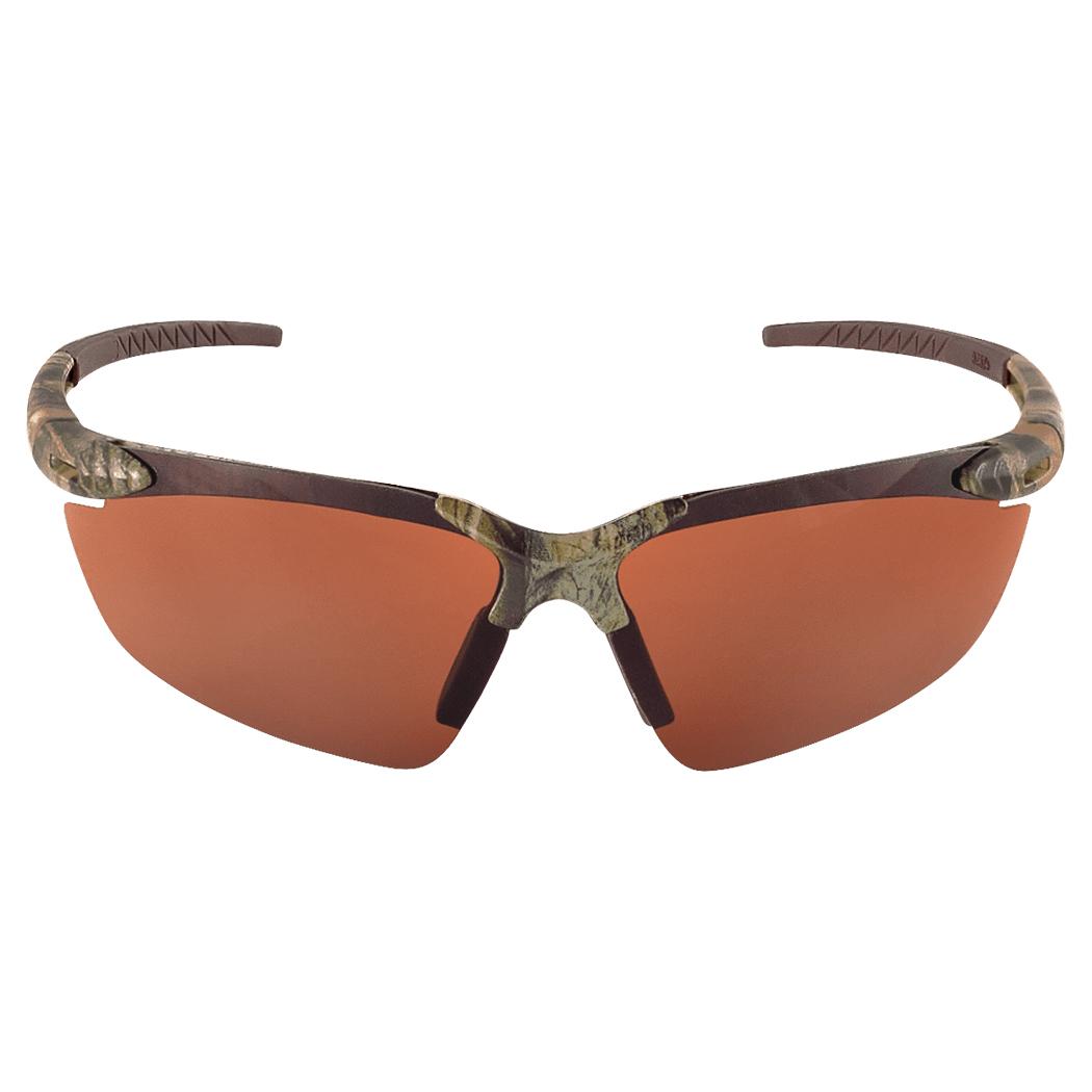 Brown Lens Glasses - Bullhead Safety - Camo Frame