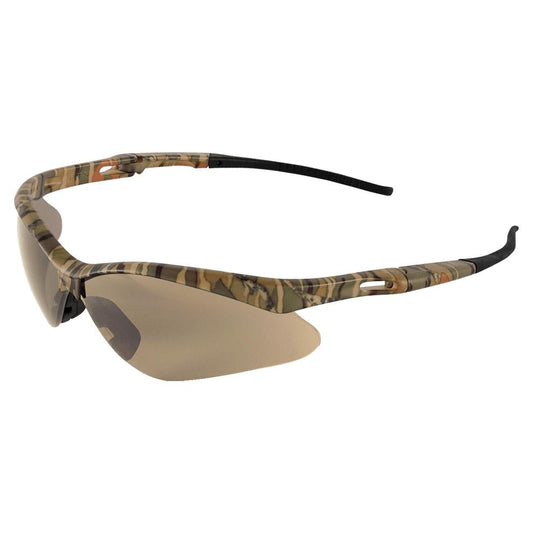 Brown Anti-Fog Lens Glasses - Bullhead Safety - Lightweight Design