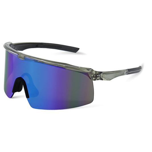 Polarized Blue Mirror Glasses - Bullhead Safety - Anti-Fog
