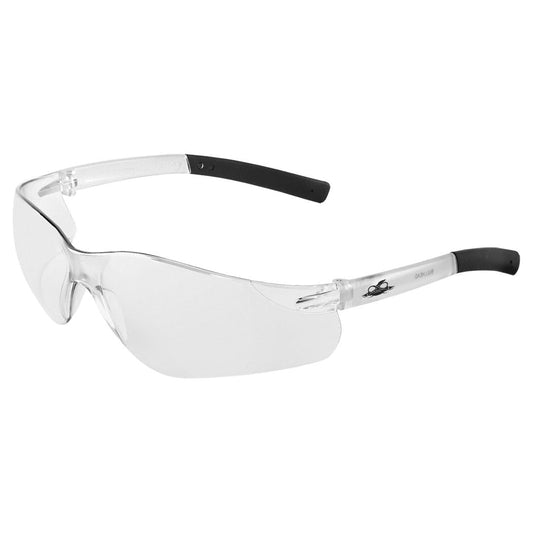 Clear Lens Glasses - Bullhead Safety - Frameless Design