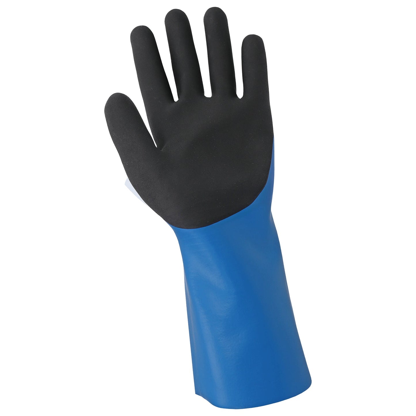 Blue/Black Rubber Gloves - Global Glove - Double Dipped Nitrile