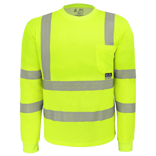 Yellow/Lime Safety Shirts - Global Glove - Long Sleeve