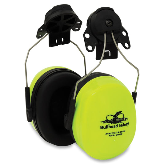 Yellow/Lime Ear Muffs - Bullhead Safety - Premium Quality