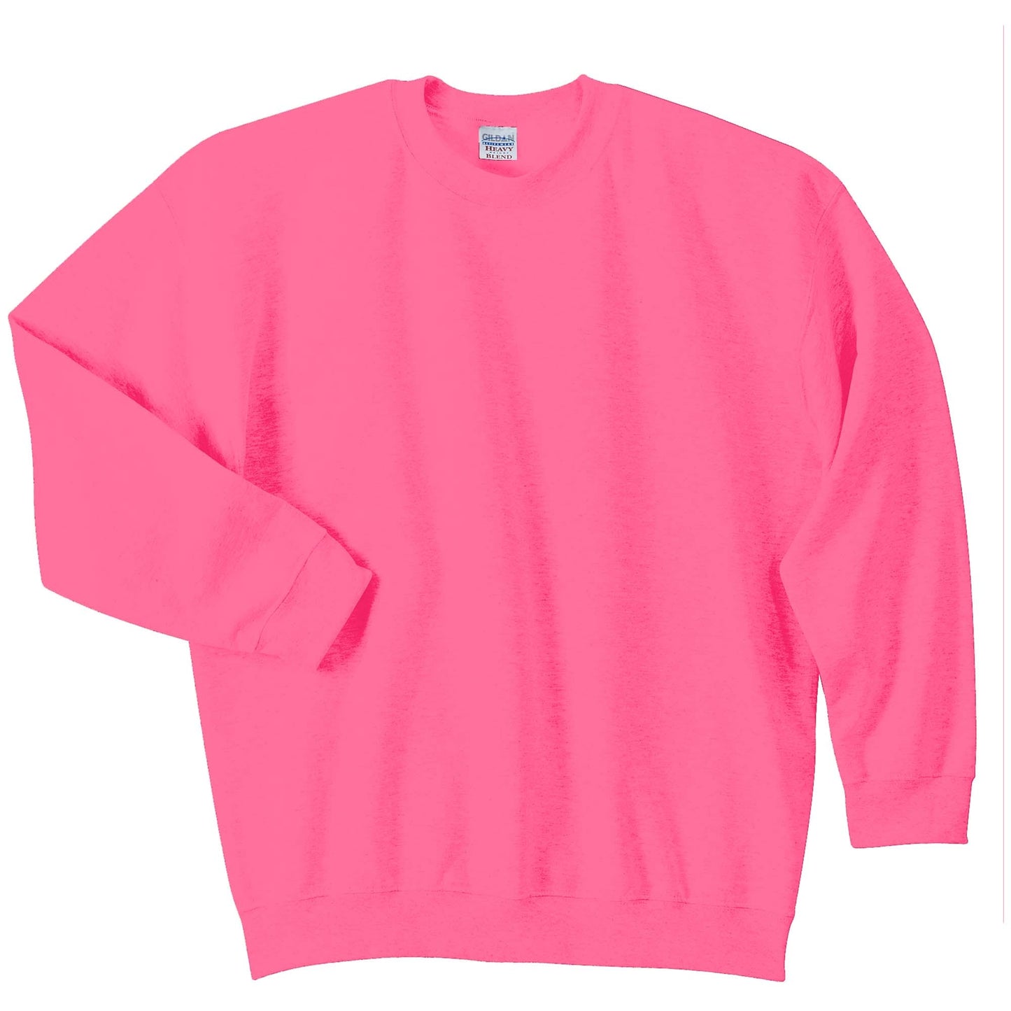 Safety Pink Sweatshirt - Gildan - Cozy Blend
