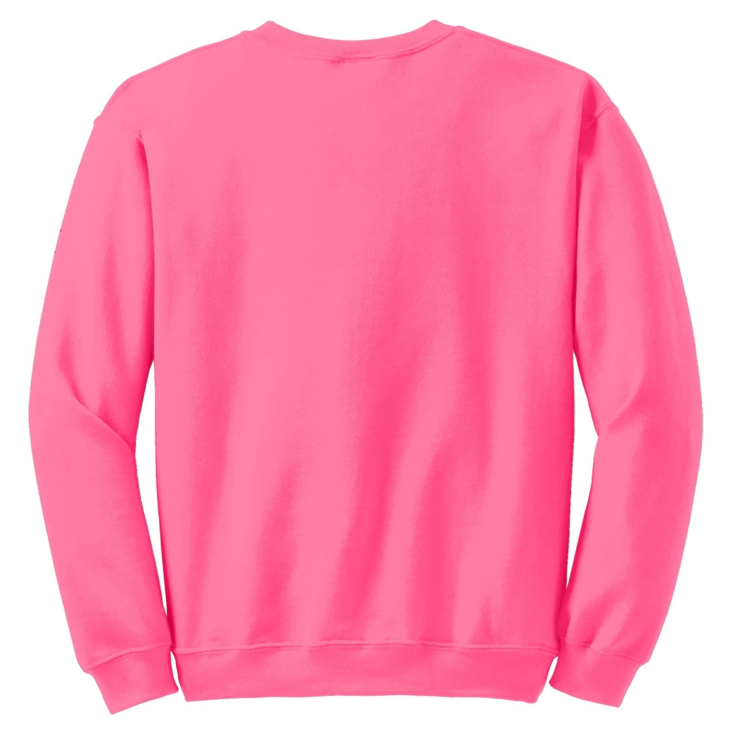 Safety Pink Sweatshirt - Gildan - Cozy Blend