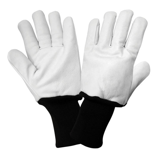 Cold Keep Insulation Leather Gloves - Global Glove - Warm Design