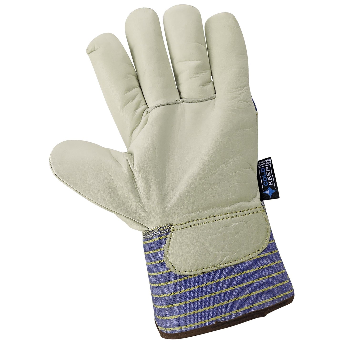 White Leather Gloves - Global Glove - Insulated Comfort