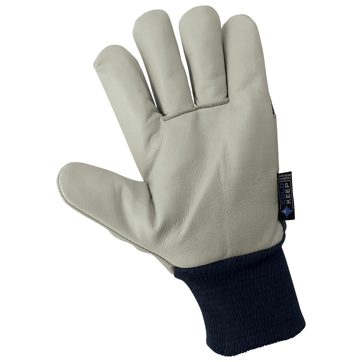 White Leather Gloves - Global Glove - Insulated Comfort