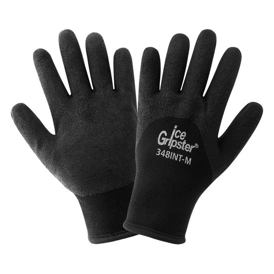 Black Warm Knit Gloves - Global Glove - Cold Resistant
