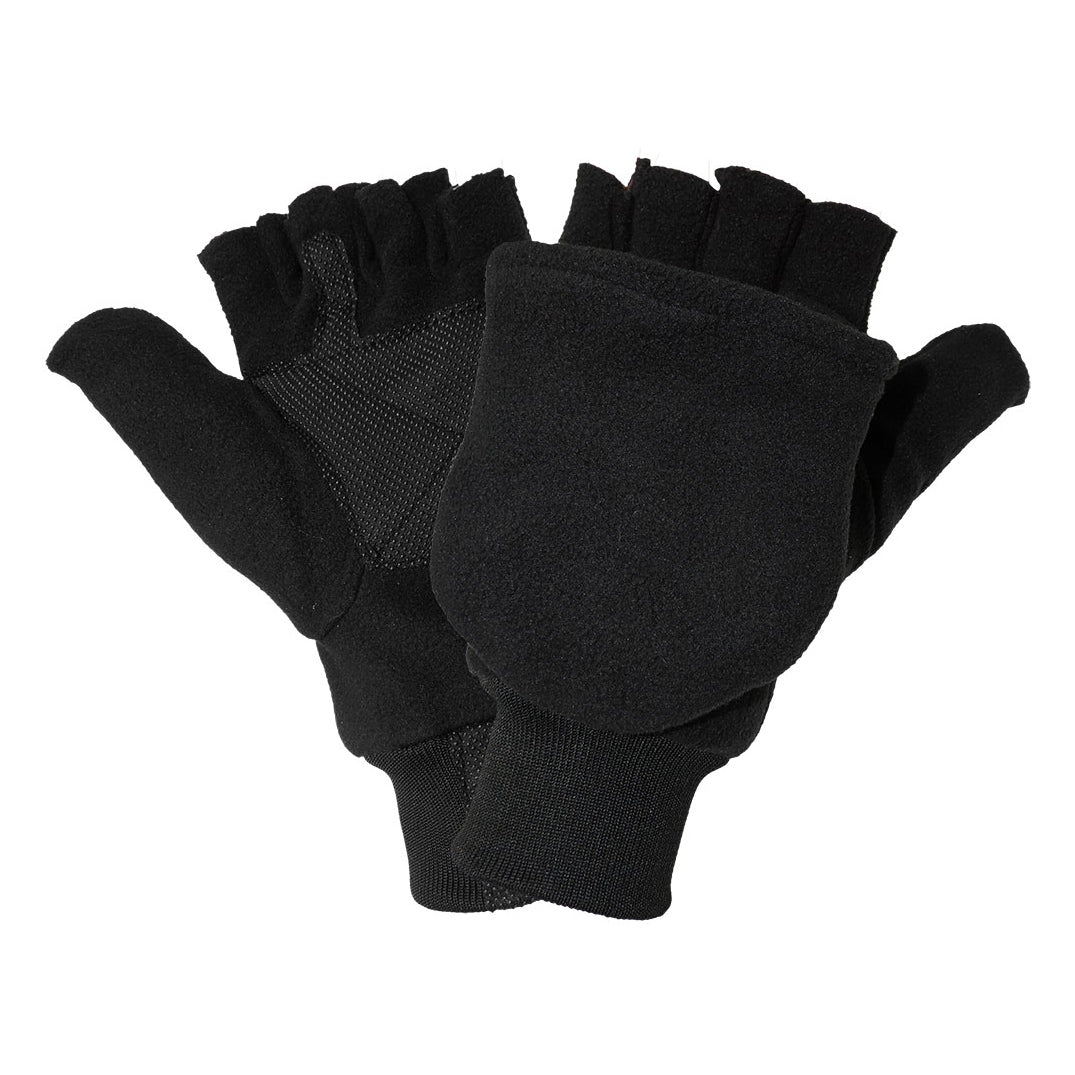 Black Insulated Gloves - Global Glove - Fleece Warmth