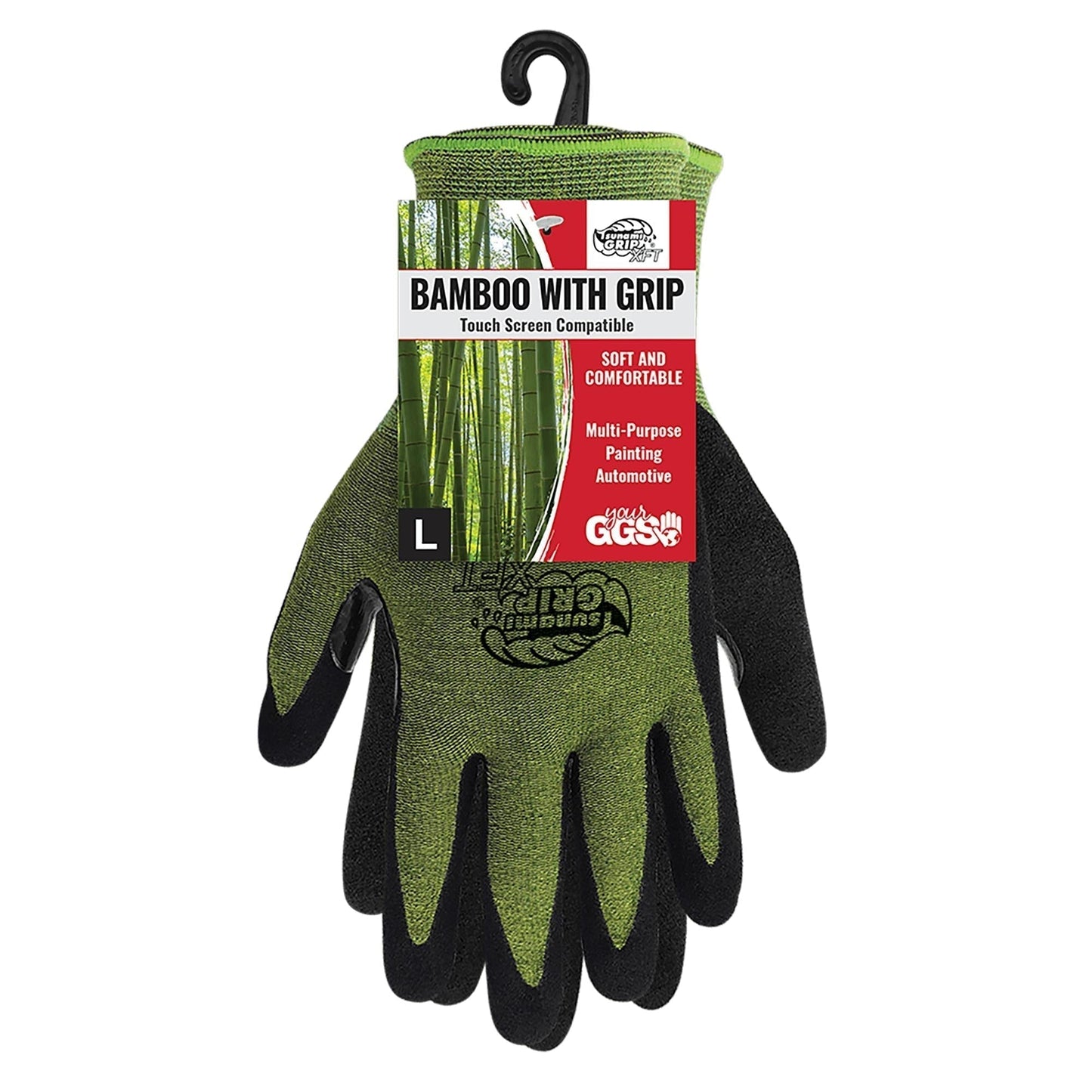 Green String Knit Gloves - Global Glove - Durable Grip