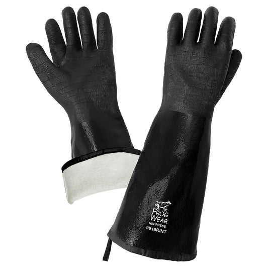 Black Rubber Gloves - Global Glove - Insulated Neoprene