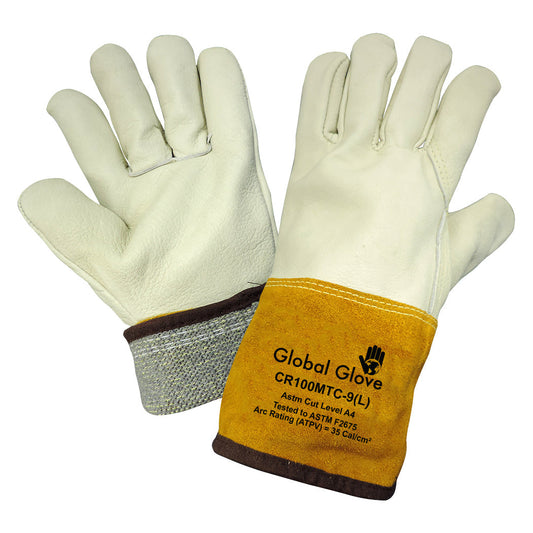 Tan Leather Gloves - Global Glove - Durable Protection