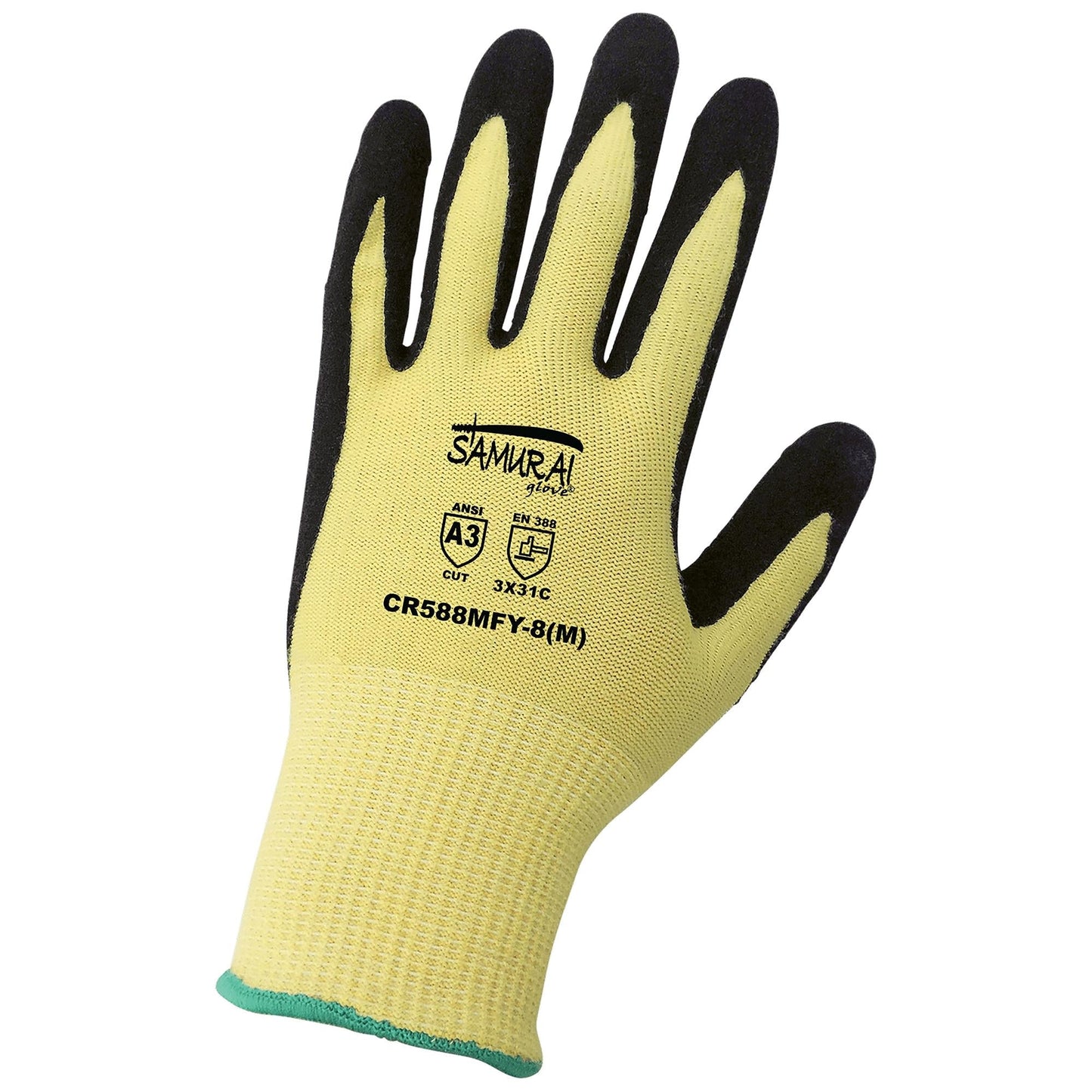 Yellow String Knit Gloves - Global Glove - Cut Resistant