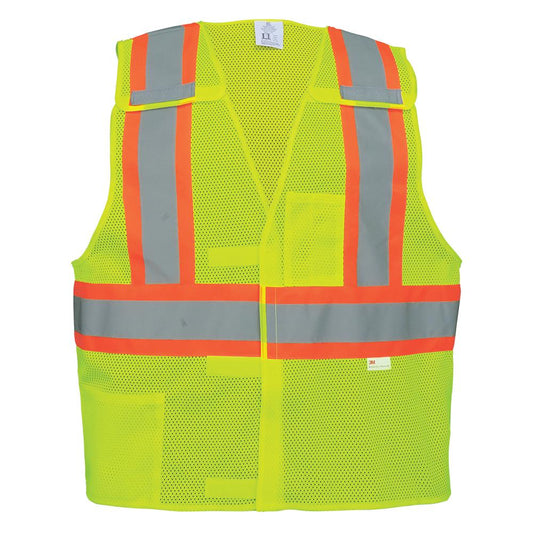 Yellow/Lime Safety Vests - Global Glove - Breakaway Design