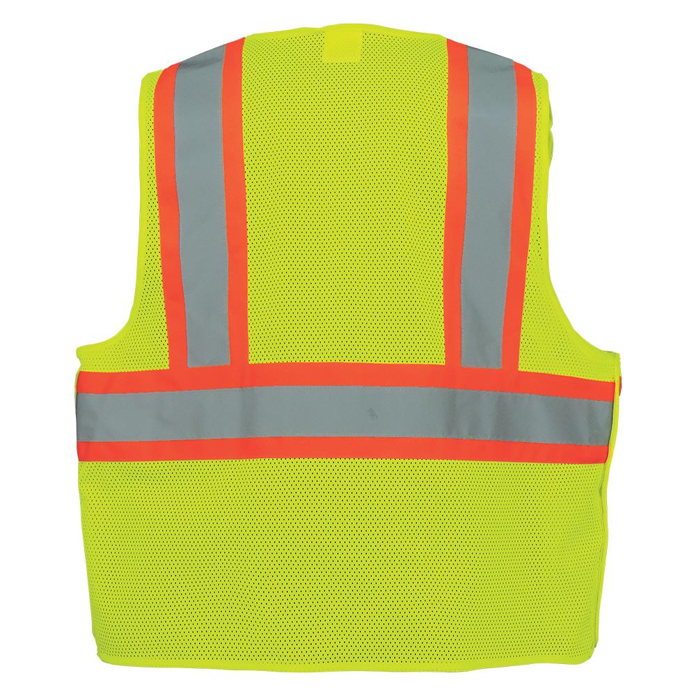 Yellow/Lime Safety Vests - Global Glove - Breakaway Design