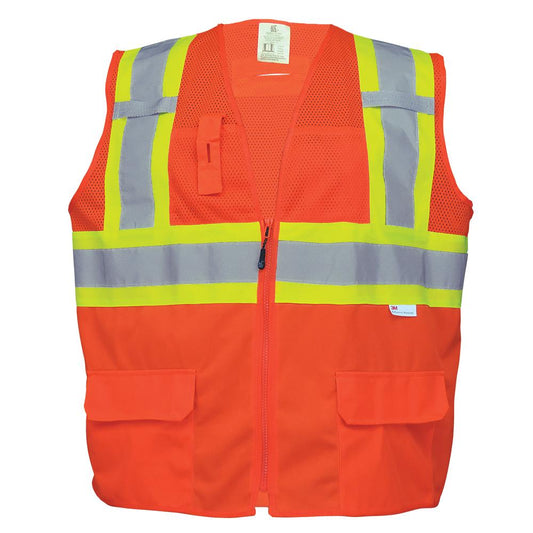 Yellow/Lime Safety Vests - Global Glove - Reflective Design