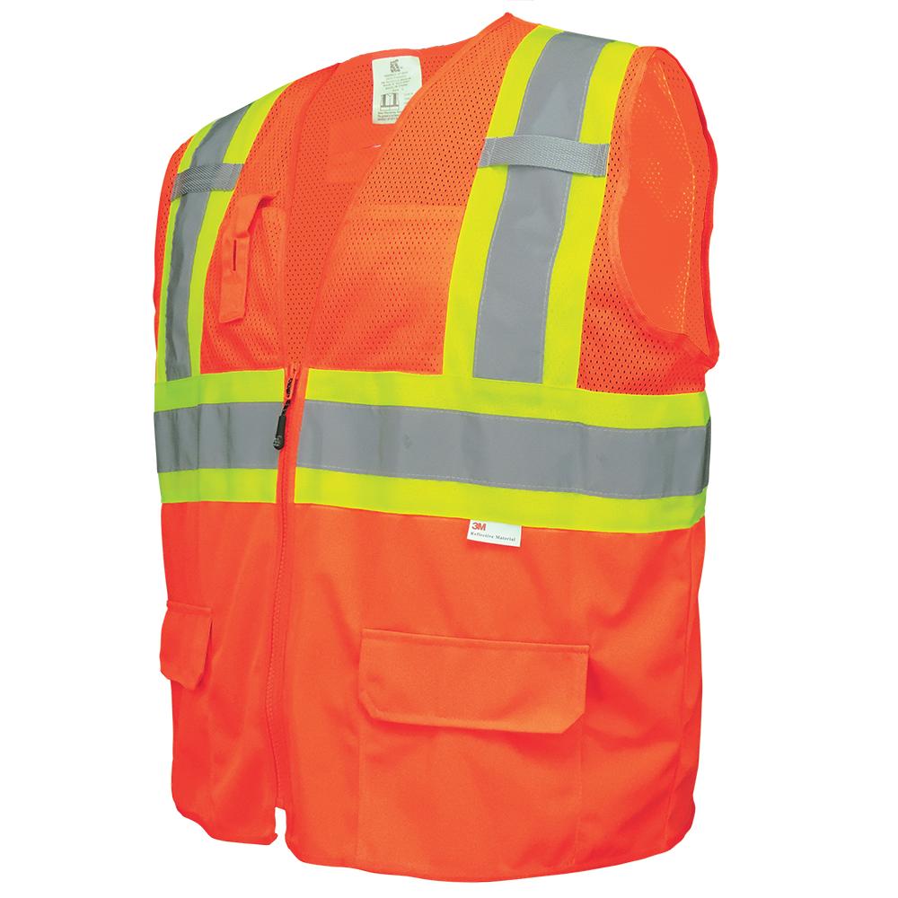 Yellow/Lime Safety Vests - Global Glove - Reflective Design