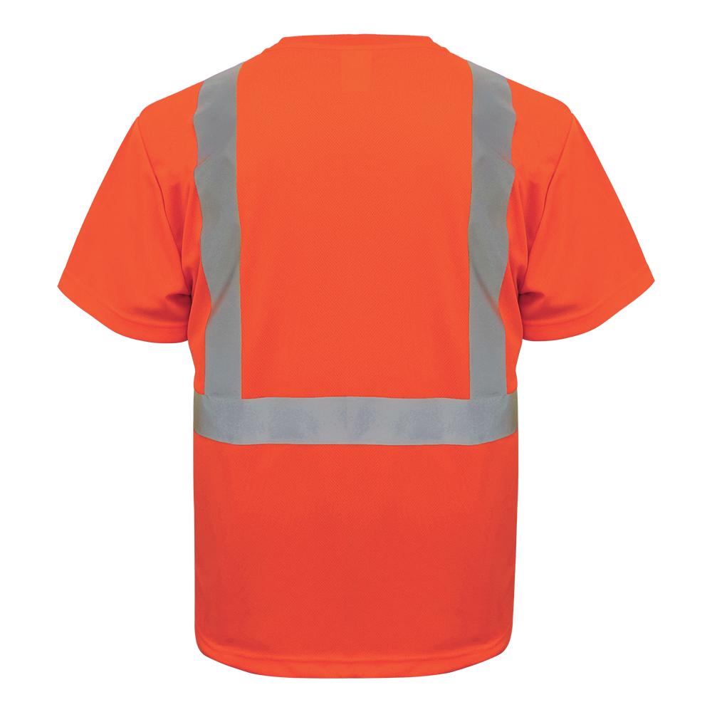 Orange Safety Shirt - Global Glove - Reflective Design