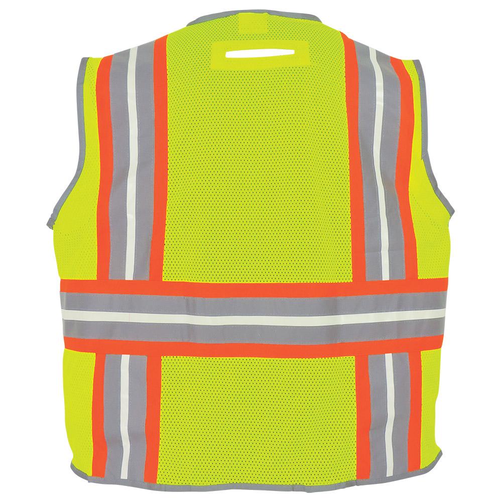 Yellow/Lime Safety Vests - Global Glove - Reflective Design