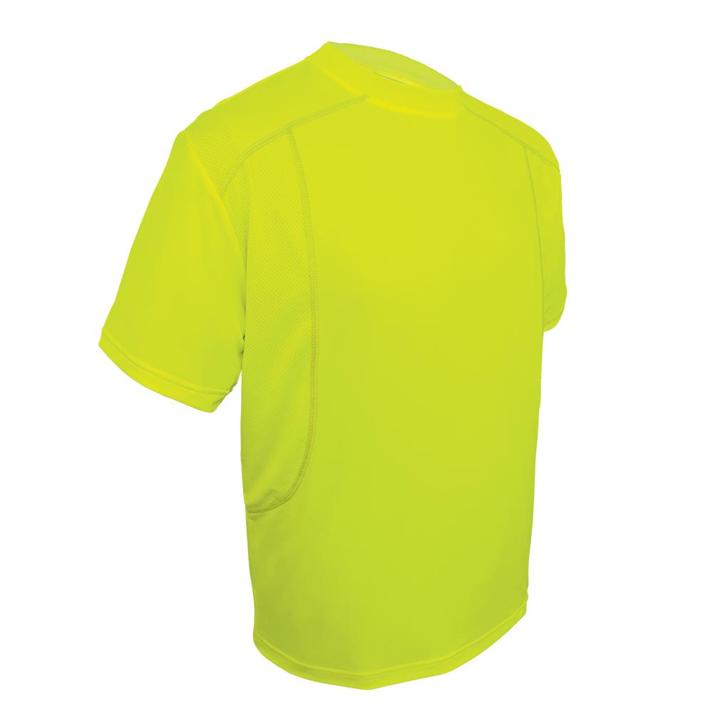 Yellow/Lime Safety Shirt - Global Glove - Breathable Fabric