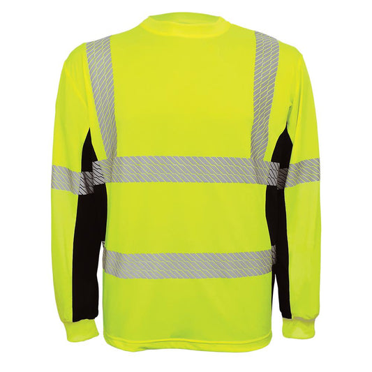 Yellow Lime Safety Shirt - Global Glove - High Visibility