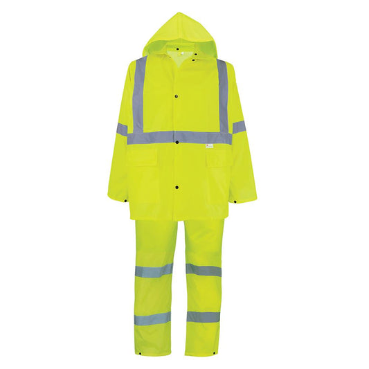 Yellow/Lime Rain Suit - Global Glove - Waterproof Design