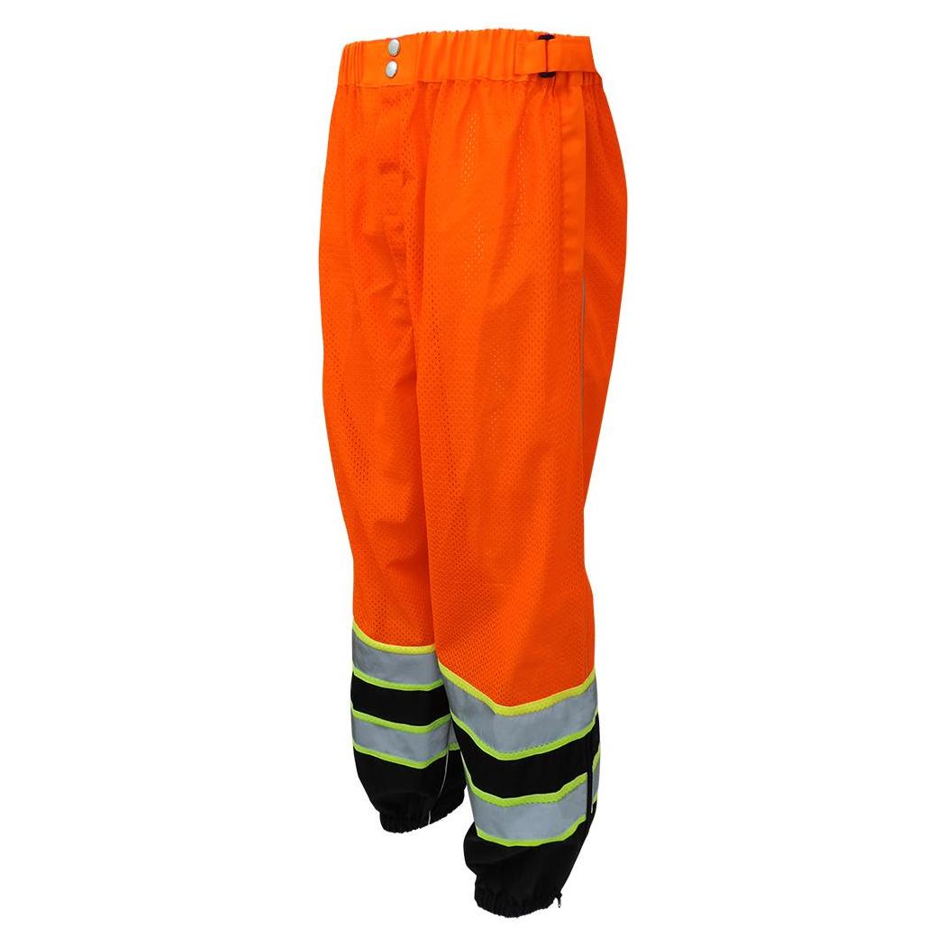 Yellow/Lime Safety Pants - Global Glove - Reflective Design