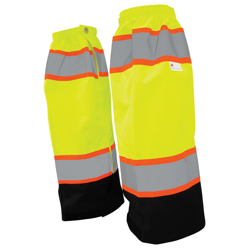 Yellow/Lime Leg Gaiters - Global Glove - Waterproof
