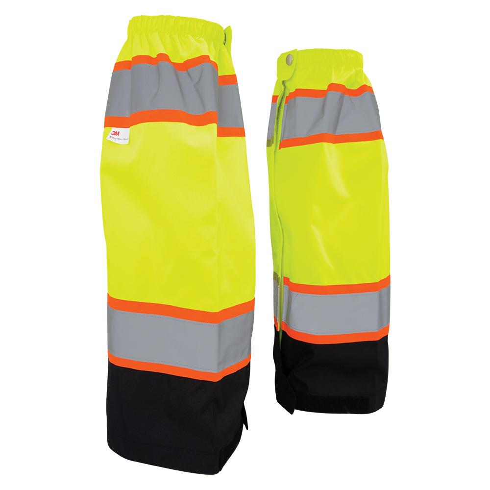Yellow/Lime Leg Gaiters - Global Glove - Waterproof