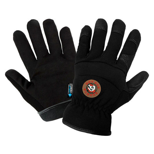 Black Insulated Gloves - Global Glove - Waterproof Comfort