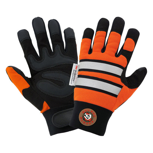 Orange Performance Gloves - Global Glove - High-Visibility