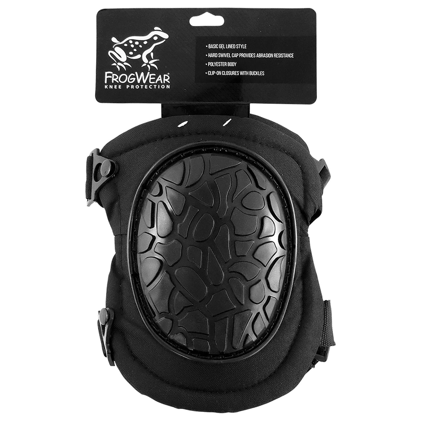 Black Knee Pads - Global Glove - Gel-Lined Comfort