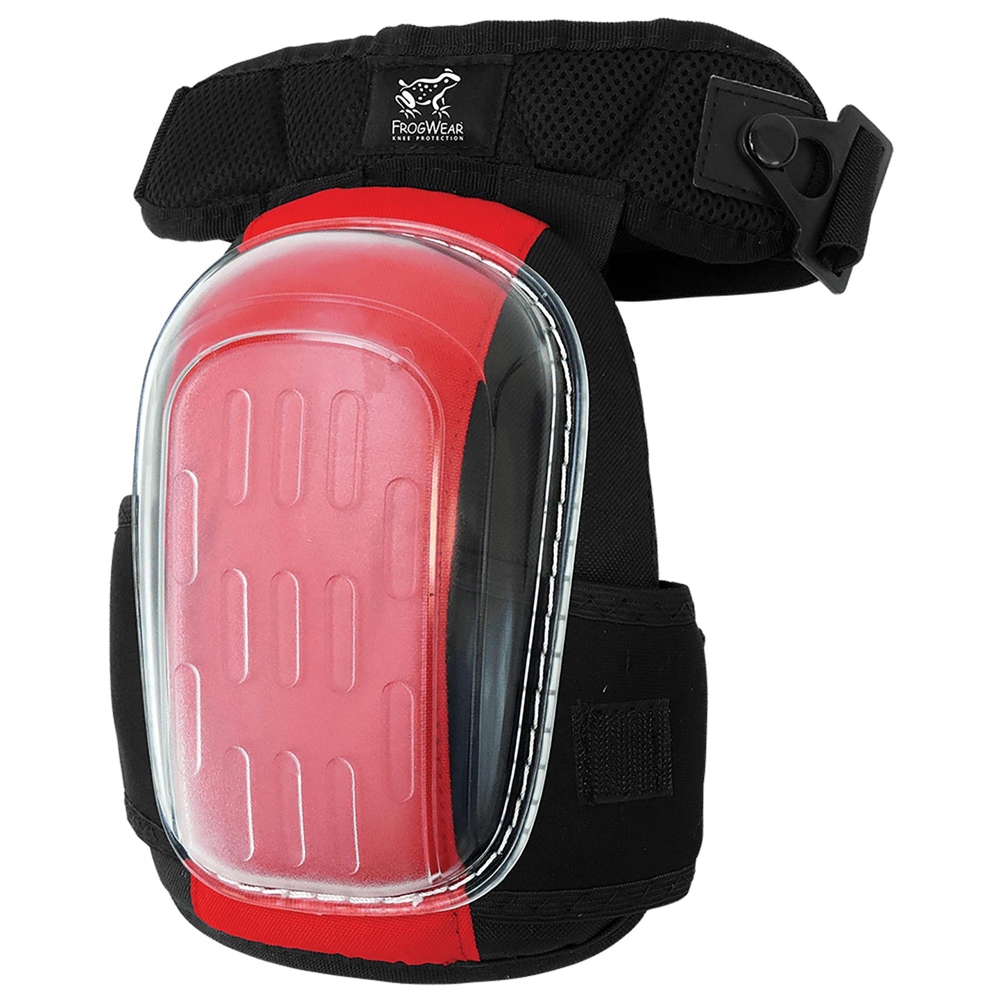 Black/Red Knee Pads - Global Glove - Comfortable Fit